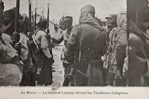 Outremer: Moroccan soldiers in WWI, postcard