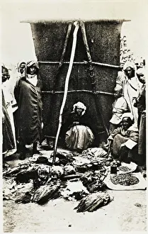 Ills: Morocco - Chemist with his stall