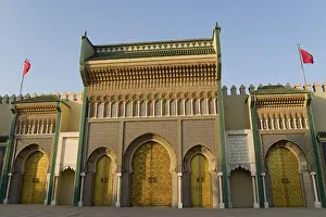 Maghrib: MOROCCO. Fes. Imperial Gate. Architecture