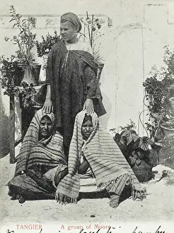 Tangiers: Morocco - A group of Moors - Tangiers