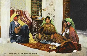 Inlaid: Morocco - Interior of an Arab house