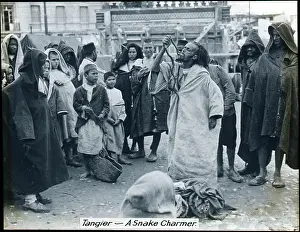 Tangier: Morocco - A Snake Charmer, Tangier