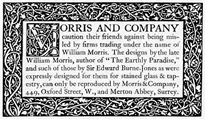 Authenticity: MORRIS ANNOUNCEMENT
