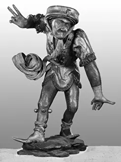 1400: Morris Dancer sculpture by Erasmus Grasser