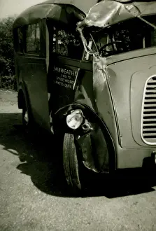 Stated: Morris J Type Van Accident, Hyde Works, St James's Lane