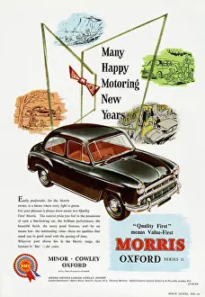 Versatility: Morris Oxford advertisement