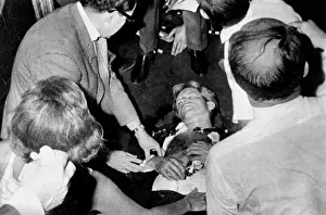 Mortally: Mortally wounded Robert Kennedy. After he ?