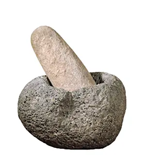 Israelis: Mortar from Palestine (c. 4000 BC). Neolithic