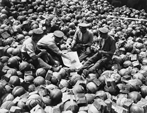 Mortars: Mortar pile 1916