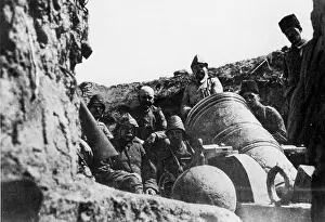 Amara: Mortar of the Turkish troops in the battle of Kut el Amara