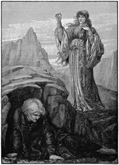 Illustrator: Morte d'Arthur by Thomas Malory (d1471). Morgan