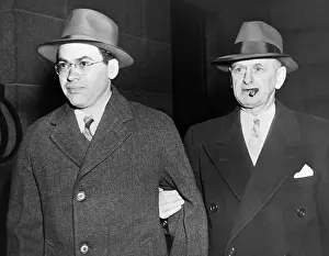 Scares: Morton Sobell left is escorted by a U.S. ?