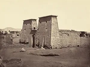 Bonfils: Mortuary Temple of Ramesses III, 1872