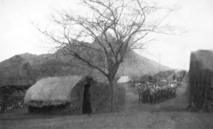 Quarters: MO's sleeping quarters, Tembo camp, Kenya, WW1