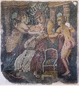 Syros: Mosaic, Archaeological Museum of Sparta, Sparta, Laconia