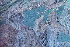 Southern European: Mosaic, Casa del Mitreo, Merida, Extremadura, Spain
