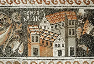 Rasas: Mosaic, Church of St Stephen, Umm ar-Rasas, Amman, Jordan
