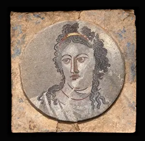 Muses: Mosaic, Museo Arqueologico Nacional, Tarragona, Catalonia, Spain