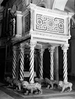 Douglas Dickins: Mosaic Pulpit at Ravello, Italy
