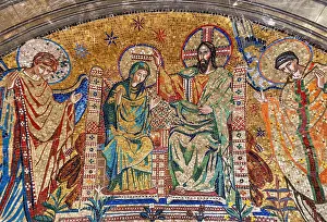 Cambril: Mosaic, Sala del Cambril, Basilica, Santa Maria de Montserrat