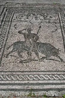 Lazio: Mosaic of the Square of the Guilds or Corporations. Ostia An