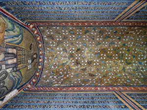 Vault: Mosaic, Vestibule, Archbishop's Chapel, Ravenna, Italy