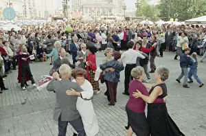 Manezhnaya: Moscow 850th Anniversary celebration