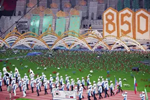 Roofed: Moscow 850th anniversary celebration