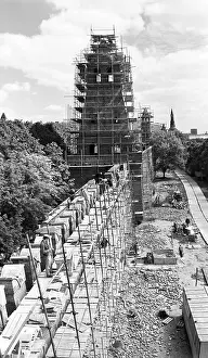 Scaffolding: Moscow Kremlin renovation, 1977