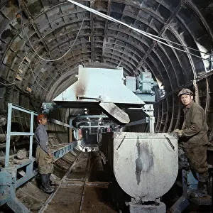Mosmetrostroy: Moscow Metro tunnel under construction, 1971