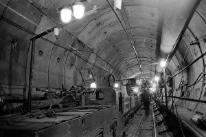 Finished: Moscow Metro tunnel under construction, 1982