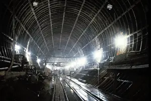 Mosmetrostroy: Moscow Metro tunnel under construction, 1984