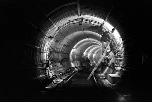 Finished: Moscow Metro tunnel under construction, 1988