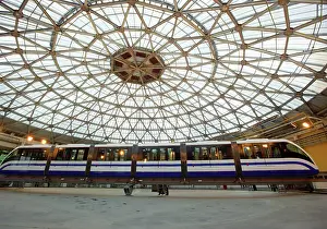 Monorail: Moscow Monorail trial run, 2003
