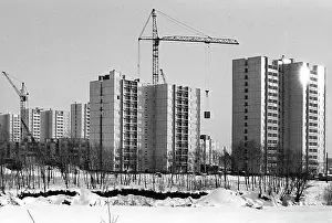 Microdistrict: Moscow new buildings, 1982