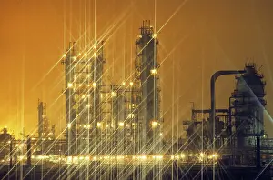 Luzunov: Moscow oil refinery, 1982