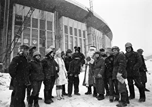 Prospekt: Moscow olympic venues under construction, 1979