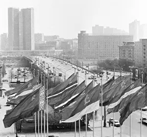 Spanning: Moscow sights, 1982