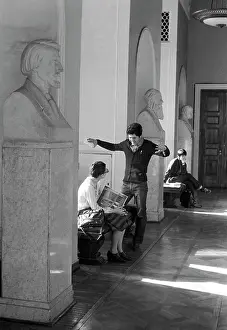 Lobby: Moscow State University, 1982