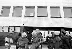 Saved: Moscow, USSR. Firemen gathered to