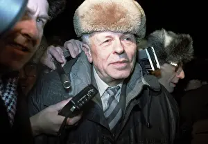 Exiled: Moscow, USSR. Journalists surround Soviet