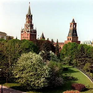 Spasskaya: Moscow, USSR. A view of the Spasskaya