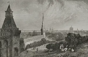 Chopin: Moscow. View of the city from the esplanade of the Kremlin