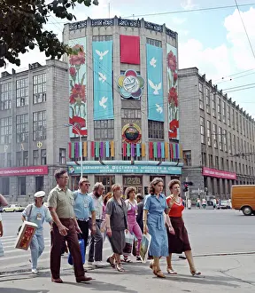 Placards: Moscow views, 1985