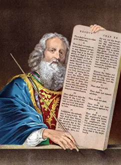 Absence: Moses, after 40 days absence, comes down from