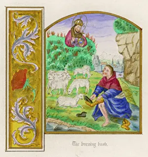 Instructs: MOSES AND BURNING BUSH