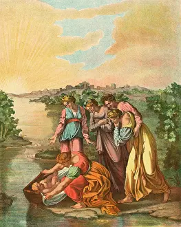Fortunately: MOSES FOUND IN THE NILE