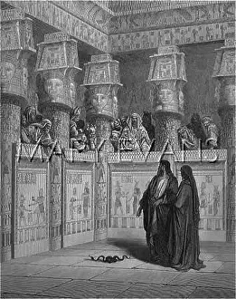 Impresses: MOSES BEFORE PHARAOH