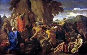 Subjects: Moses Striking the Rock Artist: Nicolas Poussin