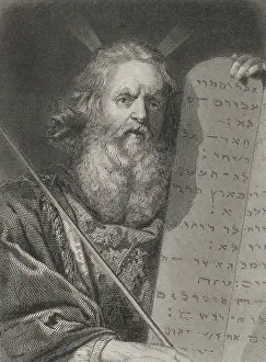 Tablets: Moses with the Tablets of the Law